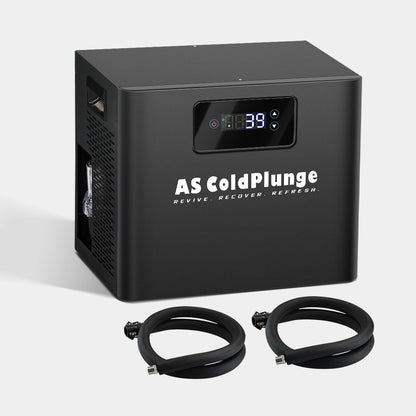 built-in cold plunge chiller with insulated hoses