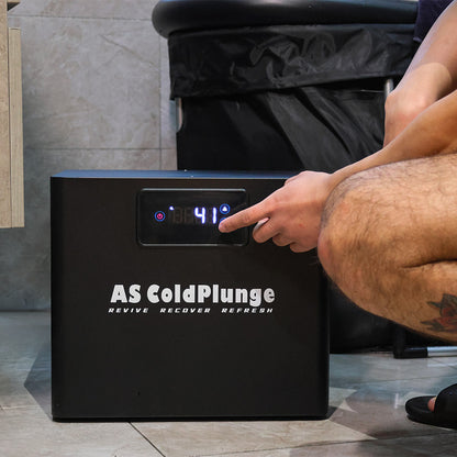 how to set all-in-one cold plunge chiller temputerate