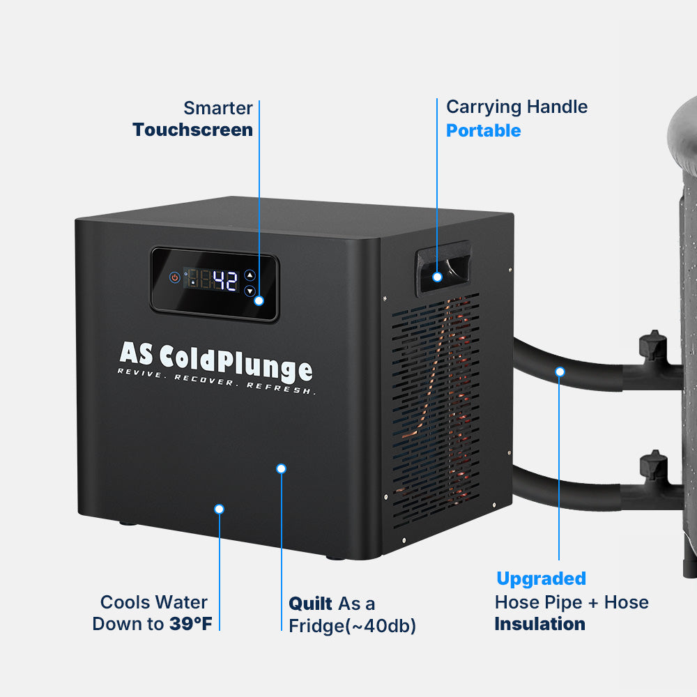 upgraded cold plunge chiller features